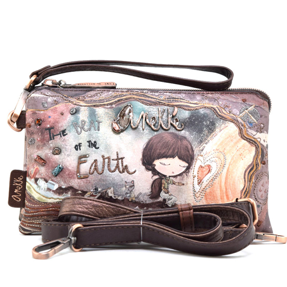 Sac à Poignet Anekke Real Purse - Multicolore, Design Compact Avec Portefeuille Intégré
